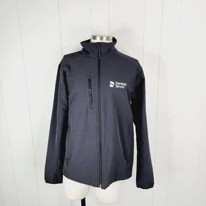 The North Face Men's Black Long Sleeve Full-Zip Softshell Basic Jacket Size M